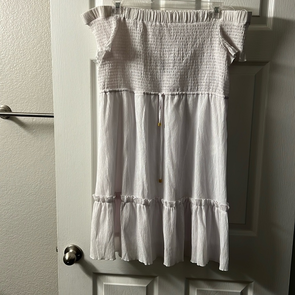 Michael Kors off the shoulder dress